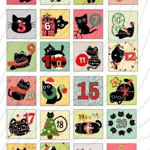 Calendario de Adviento Gatitos