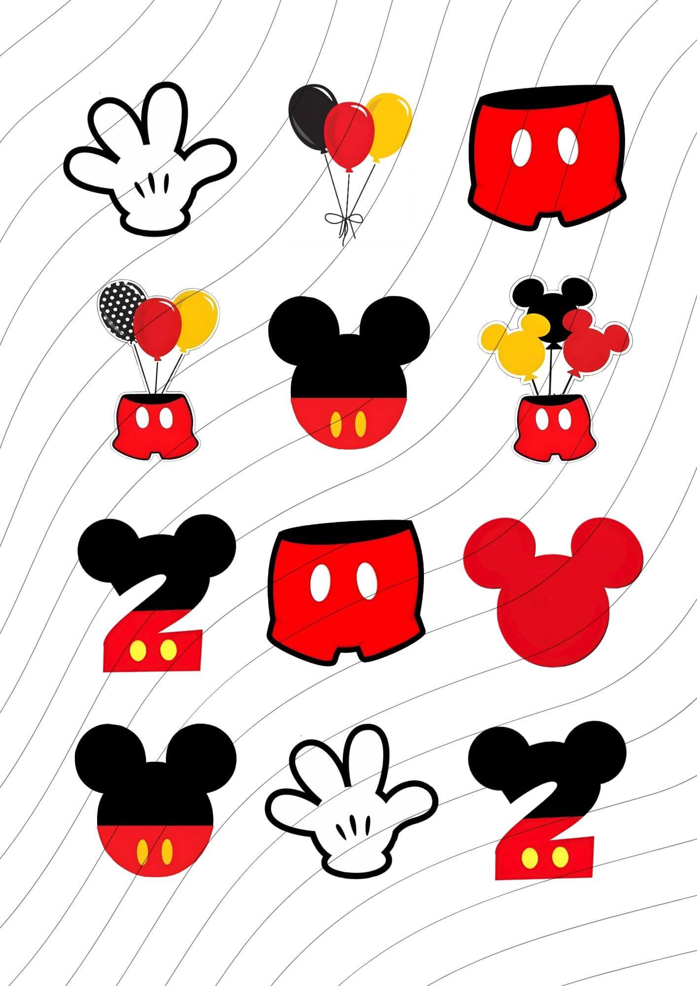 Mickey Mouse Mini Toppers