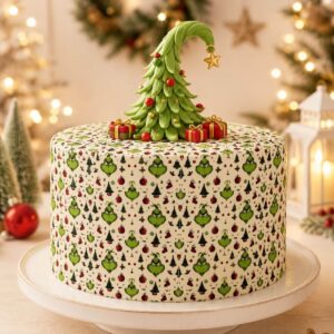 Lámina comestible Estampado Navidad Año Nuevo