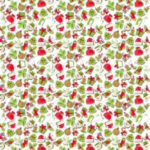 Estampado Navidad Verde y rojo