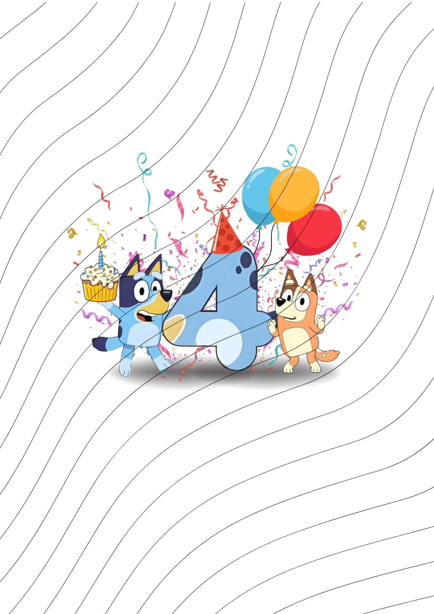 Bluey y Bingo Topper Central - Imagen 3