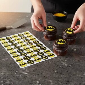 Lámina comestible para galletas Superhéroes