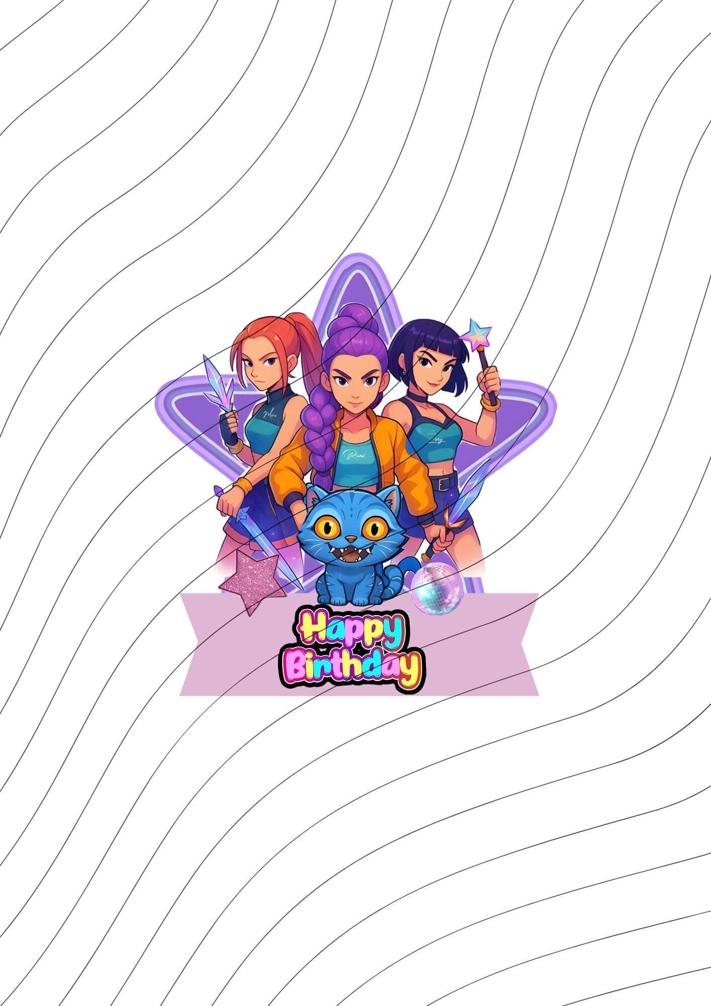 K-Pop Demon Hunters Topper Central - Imagen 5