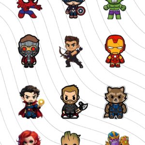 Superhéroes Marvel Mini Toppers