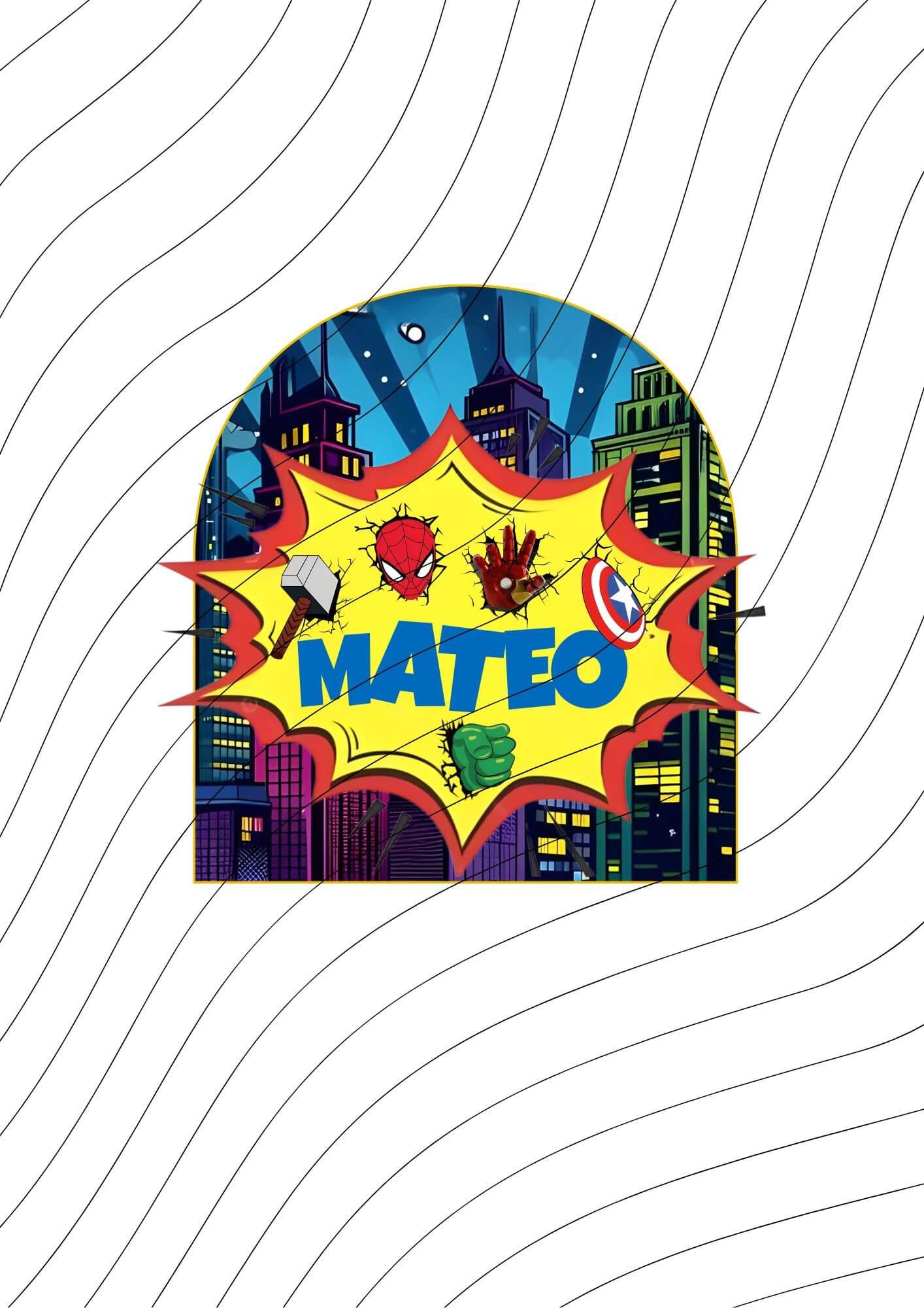 Superhéroes Marvel Topper Central - Imagen 2