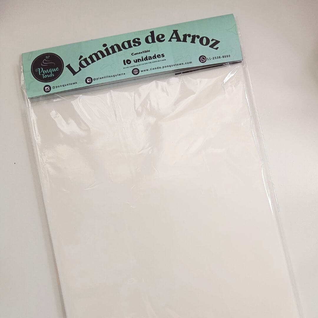 Láminas / Hojas de Arroz /Fototortas / Turrón