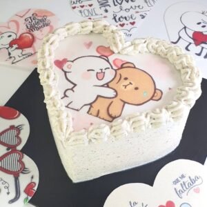 Pastel y Galletas Día del Amor San Valentín