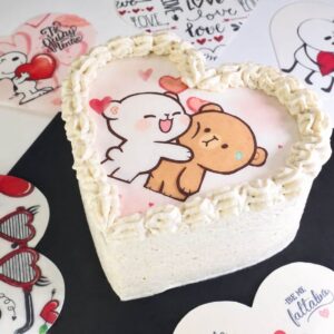 Lámina comestibles para torta y galletas Fototorta Día del Amor San Valentín Enamorados