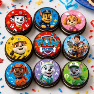 Lámina comestible para galletas Paw Patrol Marshall Chase Skye