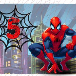 Lámina comestible para torta y galletas Fototorta Spiderman Hombre Araña Superhéroe