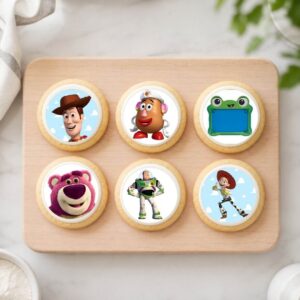 Lámina comestible para galletas Toy Story Buzz Lillypad Woddy