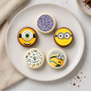 Lámina comestible para galletas Minions