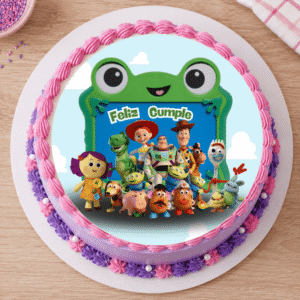 Lámina comestible para torta y galletas Fototorta Toy Story Lilypad Woody